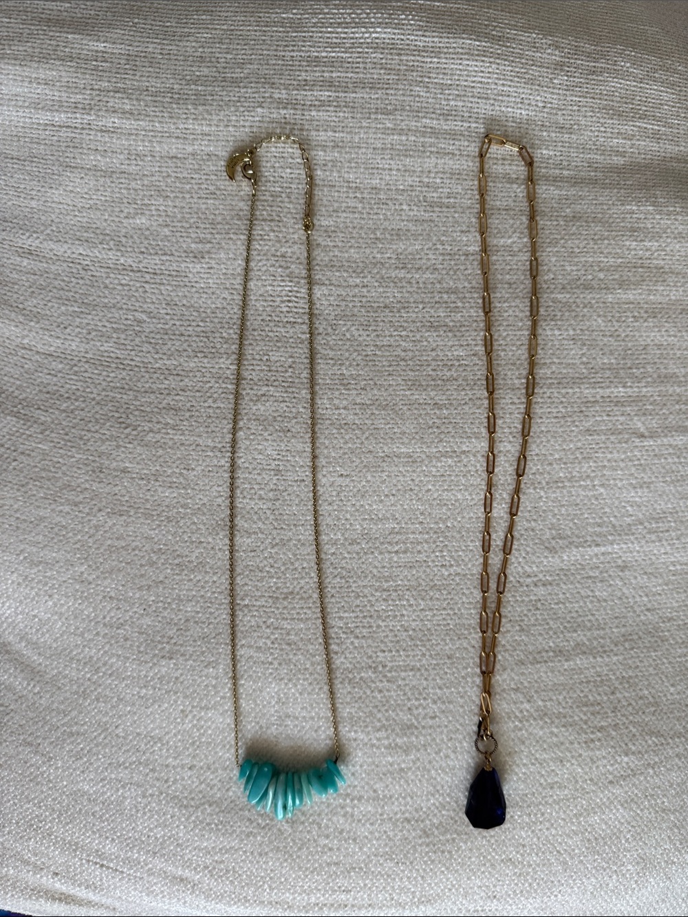 Luna Norte and Bespoke Gold Plated Necklaces (2)